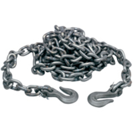 BON TOOL Tow Chain, 20 Foot Grade 40-, 3/8" W/ Clevis Grab Hooks 14-683